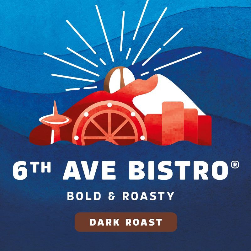 slide 5 of 7, Seattle's Best Coffee Organic 6th Avenue Bristo Dark Roast Ground Coffee - 10oz, 10 oz