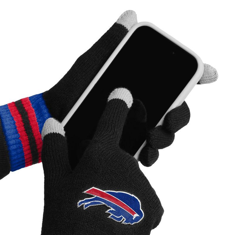 slide 3 of 3, NFL Buffalo Bills Nightwave Big Logo Knit Glove, 1 ct