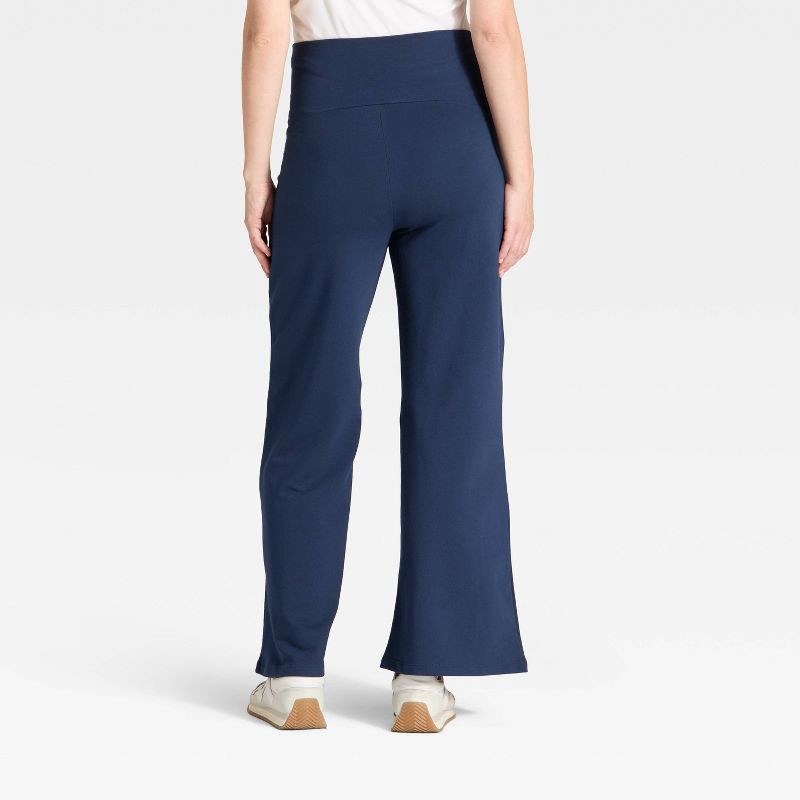 slide 2 of 5, Over The Belly High-Rise Maternity Pants - Isabel Maternity by Ingrid & Isabel™ Navy Blue XS, 1 ct