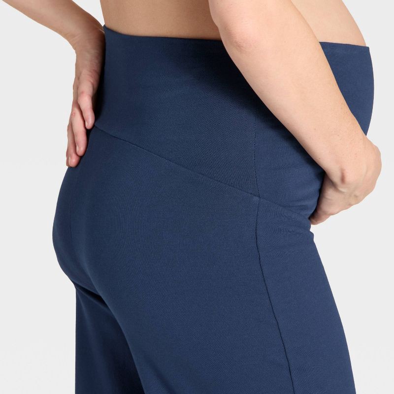 slide 5 of 5, Over The Belly High-Rise Maternity Pants - Isabel Maternity by Ingrid & Isabel™ Navy Blue XS, 1 ct