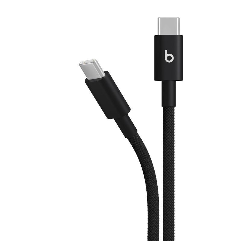 slide 2 of 11, Beats USB-C to USB-C Woven Cable (1.5 m) - Bolt Black, 1 ct