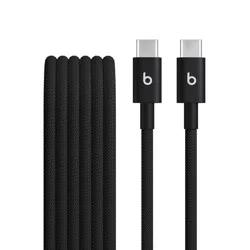 Beats USB-C to USB-C Woven Cable (1.5 m) - Bolt Black