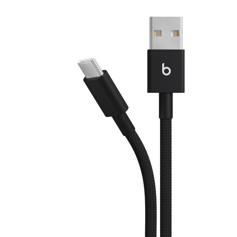 slide 2 of 11, Beats USB-A to USB-C Woven Cables (1.5 m) - Bolt Black (2pk), 2 ct
