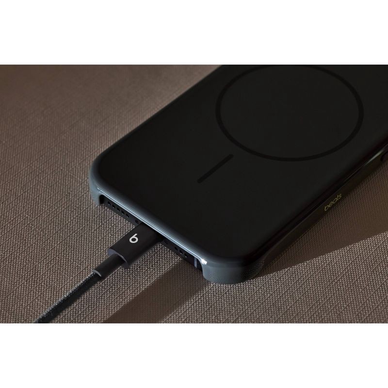 slide 9 of 11, Beats USB-A to USB-C Woven Cables (1.5 m) - Bolt Black (2pk), 2 ct