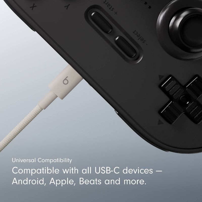slide 4 of 11, Beats USB-A to USB-C Woven Cable (1.5 m) - Surge Stone, 1 ct