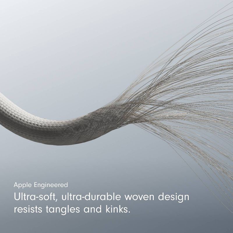slide 5 of 11, Beats USB-A to USB-C Woven Cable (1.5 m) - Surge Stone, 1 ct
