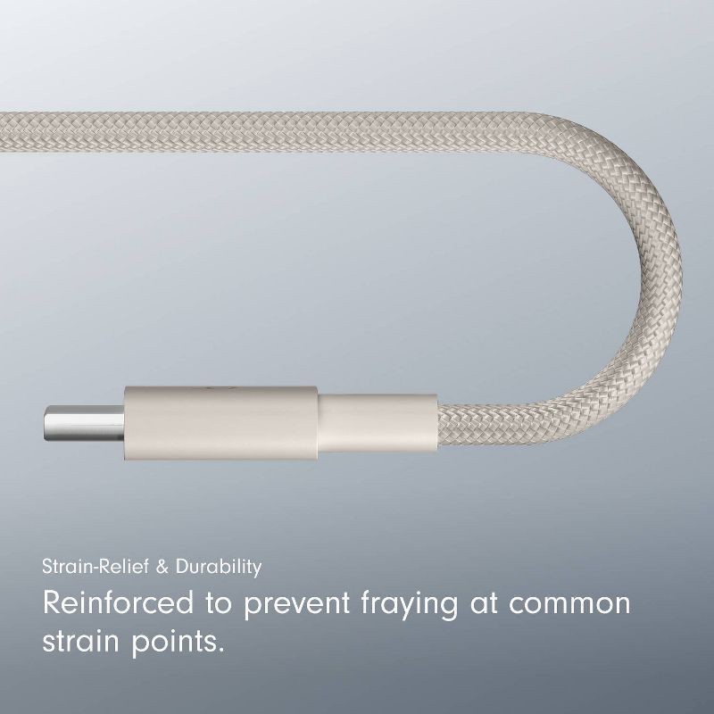slide 6 of 11, Beats USB-A to USB-C Woven Cable (1.5 m) - Surge Stone, 1 ct