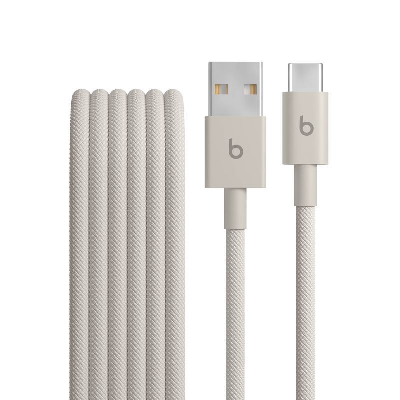 slide 1 of 11, Beats USB-A to USB-C Woven Cable (1.5 m) - Surge Stone, 1 ct