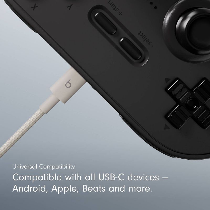 slide 4 of 11, Beats USB-C to USB-C Woven Cable (1.5 m) - Surge Stone, 1 ct