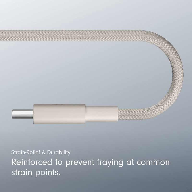 slide 6 of 11, Beats USB-C to USB-C Woven Cable (1.5 m) - Surge Stone, 1 ct