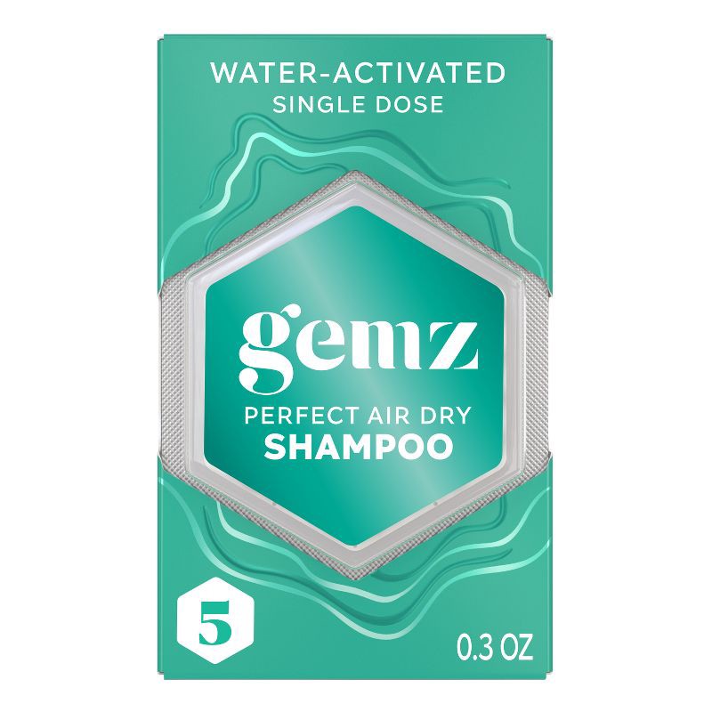 slide 1 of 10, gemz Restore Shampoo, Perfect Air Dry, Color Safe - 5ct/0.3oz, 5 ct; 0.3 oz