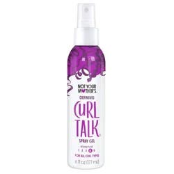 Not Your Mother's Curl Talk Spray Hair Gel - 6 fl oz: Strengthening, Volumizing, Curl Enhancing, Silicone-Free