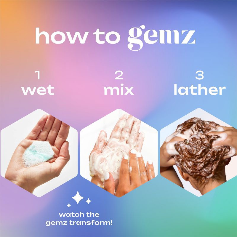 slide 3 of 9, gemz Shampoo and Conditioner Want it All Variety Kit, Color Safe - 11ct, 11 ct