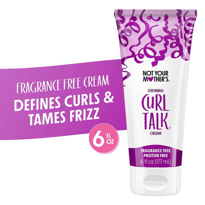 slide 2 of 8, Not Your Mother's Curl Talk Fragrance Free Defining Cream Curl Enhancer - 6 fl oz, 6 fl oz