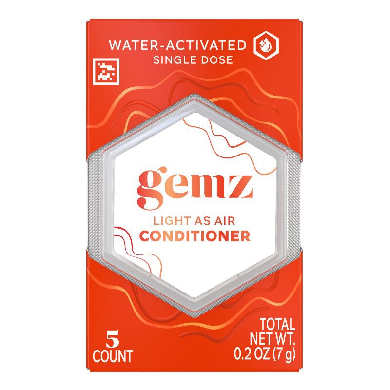 slide 10 of 10, gemz Nourishing Conditioner, Light As Air, Color Safe - 5ct/0.2oz, 5 ct, 0.2 oz