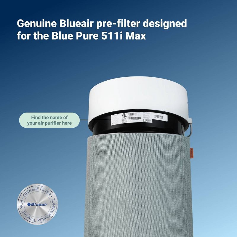 slide 5 of 5, Blueair 511i Max Pre-filter Moss, 1 ct