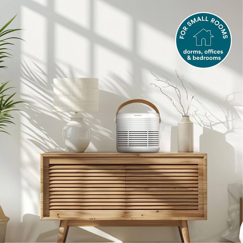 slide 6 of 9, HoMedics True Hepa Air Purifier for Small Rooms with Aromatherapy White, 1 ct