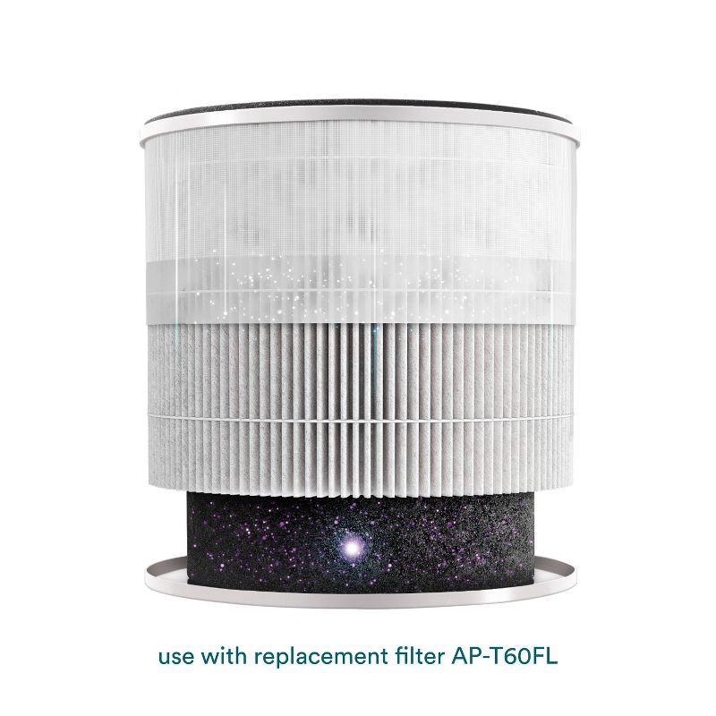 slide 4 of 9, HoMedics True Hepa Air Purifier for Small Rooms with Aromatherapy Green, 1 ct