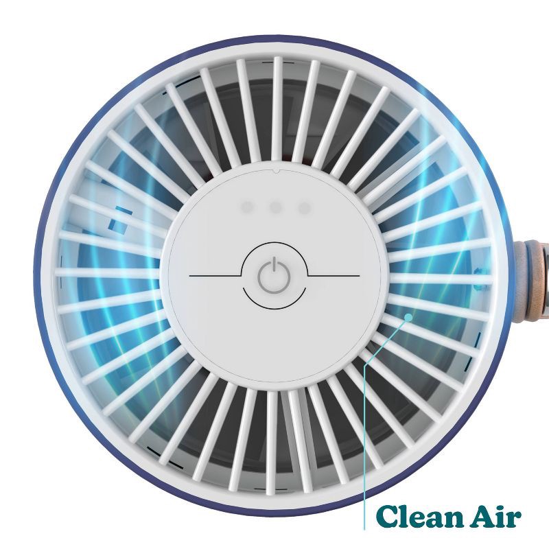 slide 3 of 11, HoMedics Portable HEPA Air Purifier with Aromatherapy Blue, 1 ct