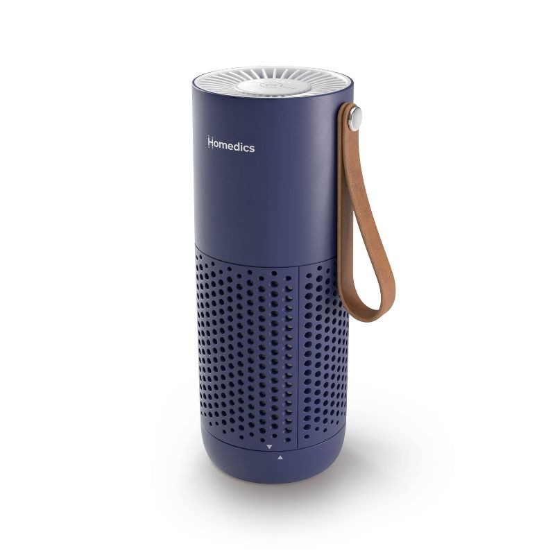 slide 1 of 11, HoMedics Portable HEPA Air Purifier with Aromatherapy Blue, 1 ct
