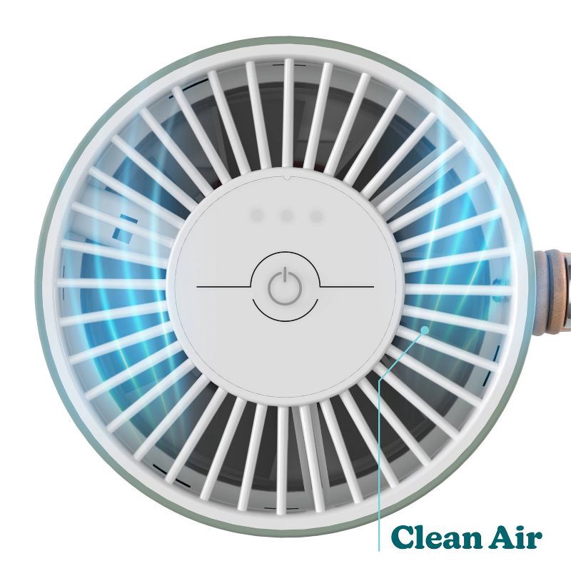 slide 3 of 11, HoMedics Portable HEPA Air Purifier with Aromatherapy Green, 1 ct