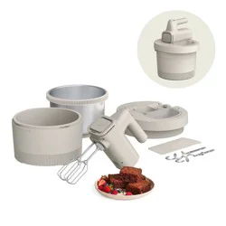 bella Housewares bella 3.5qt Hand and Stand Mixer Oatmilk