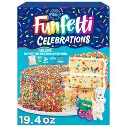 Pillsbury Baking Pillsbury Funfetti Celebrations Cake Mix - 19.4oz