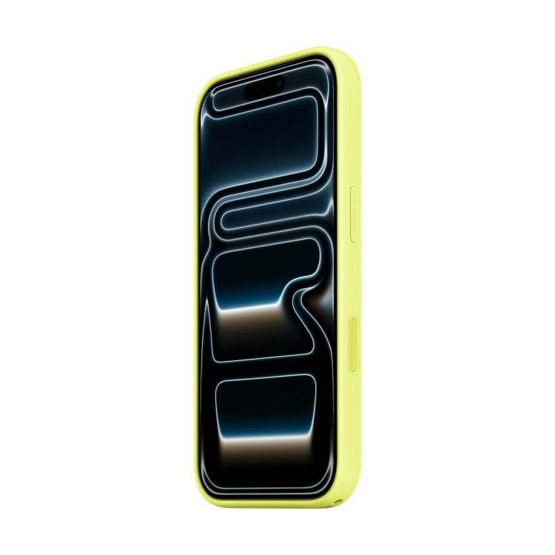 slide 2 of 2, Apple iPhone 17 Pro Silicone Case with MagSafe – Neon Yellow, 1 ct