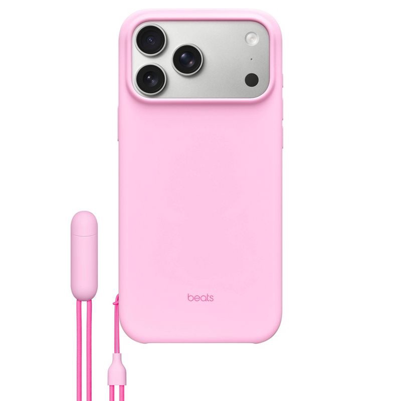 slide 1 of 3, Beats iPhone 17 Pro Max Kickstand Case with MagSafe and Camera Control - Pebble Pink, 1 ct