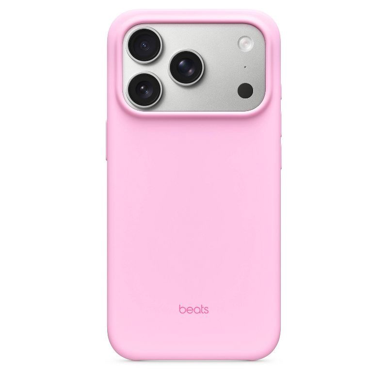 slide 1 of 2, Beats iPhone 17 Pro Case with MagSafe and Camera Control — Pebble Pink, 1 ct