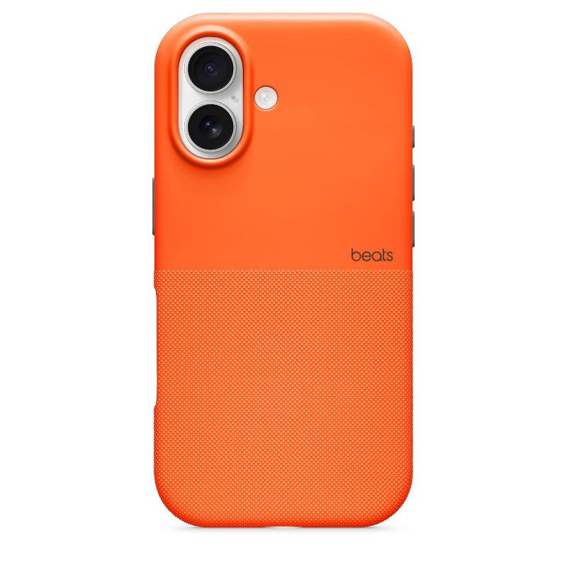 slide 1 of 2, Beats iPhone 17 Rugged Case with MagSafe and Camera Control – Sierra Orange, 1 ct