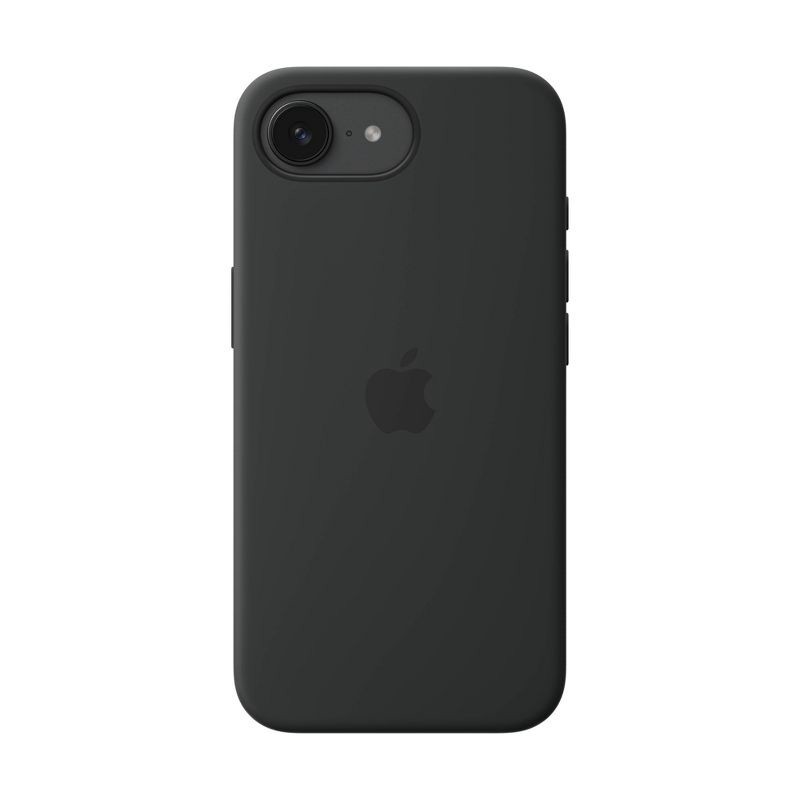 slide 2 of 2, Apple iPhone 16e Silicone Case - Black, 1 ct