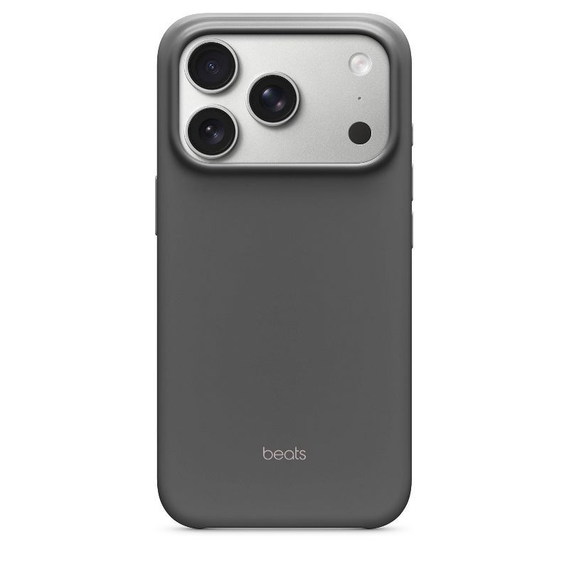 slide 1 of 2, Beats iPhone 17 Pro Case with MagSafe and Camera Control — Granite Gray, 1 ct