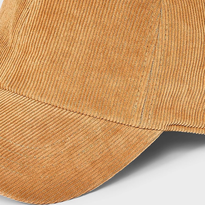 slide 4 of 4, Corduroy Baseball Hat - Universal Thread™ Tan, 1 ct