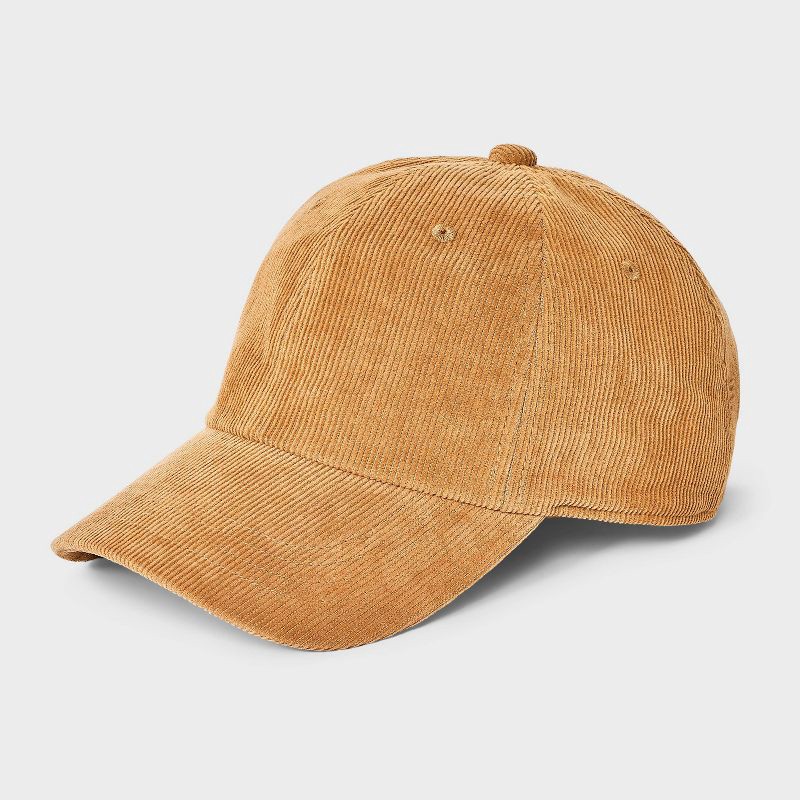 slide 1 of 4, Corduroy Baseball Hat - Universal Thread™ Tan, 1 ct