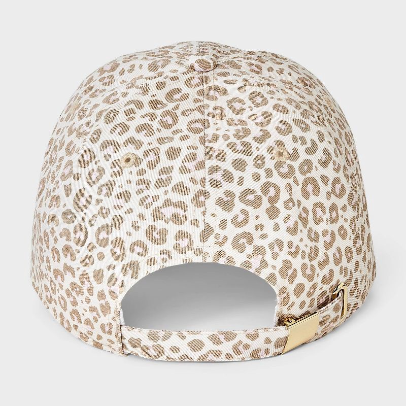 slide 3 of 4, Leopard Print Baseball Hat - Universal Thread™ Cream, 1 ct