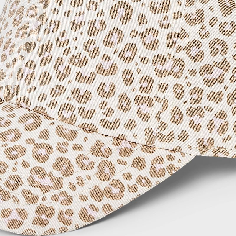slide 4 of 4, Leopard Print Baseball Hat - Universal Thread™ Cream, 1 ct