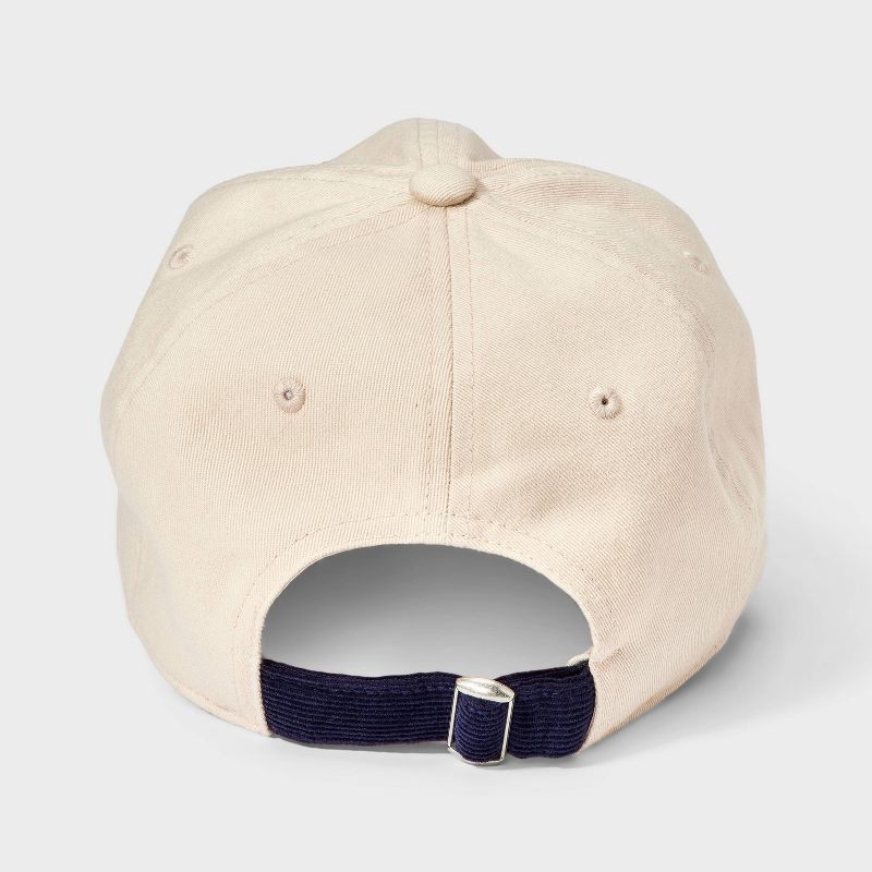 slide 3 of 4, Go Sports Two-Toned Baseball Hat - Universal Thread™ Beige/Navy Blue, 1 ct