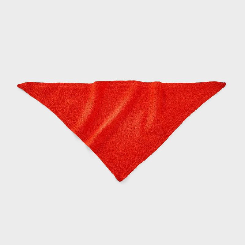 slide 2 of 3, Women's Triangle Scarf - A New Day™ Red, 1 ct
