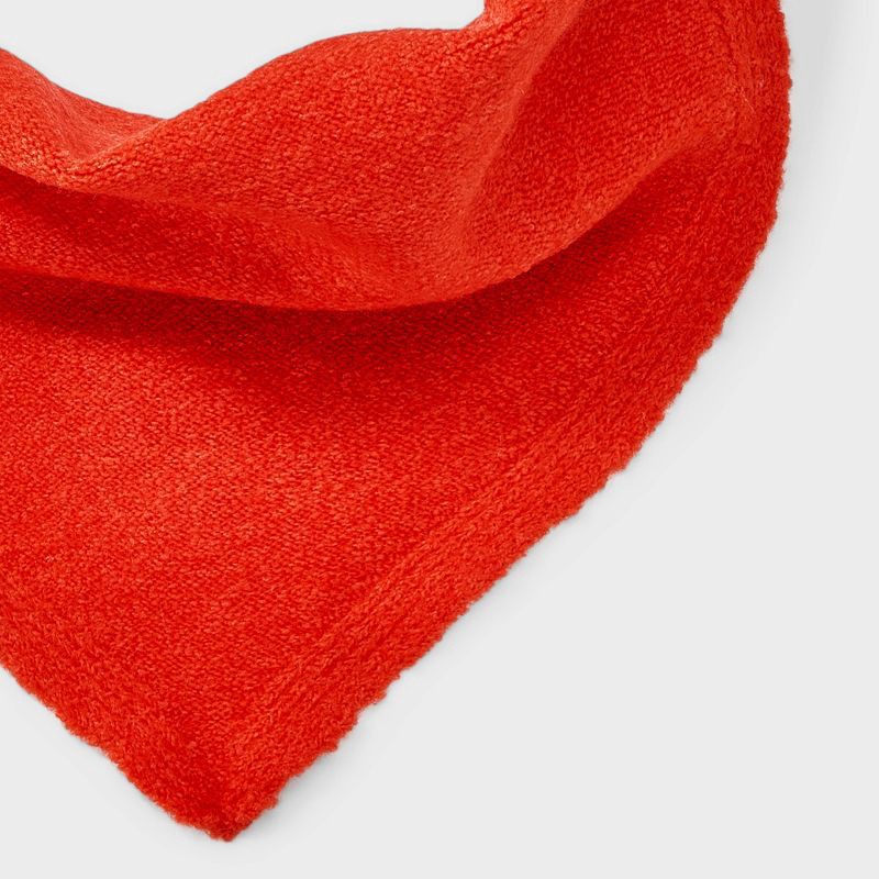 slide 3 of 3, Women's Triangle Scarf - A New Day™ Red, 1 ct