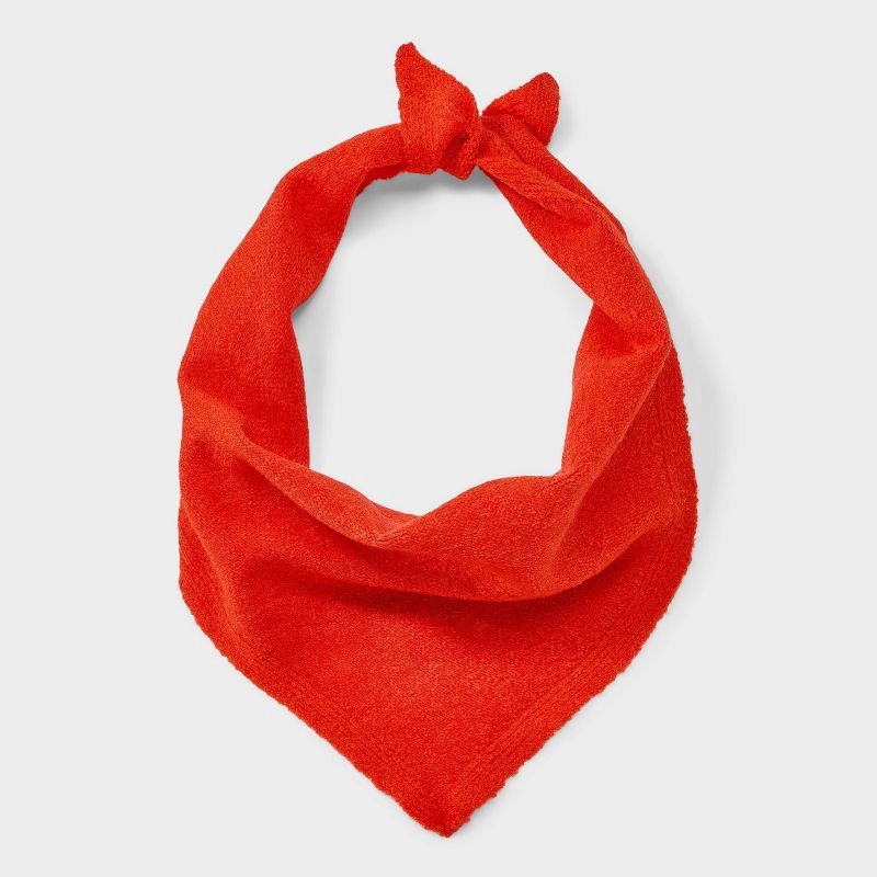 slide 1 of 3, Women's Triangle Scarf - A New Day™ Red, 1 ct