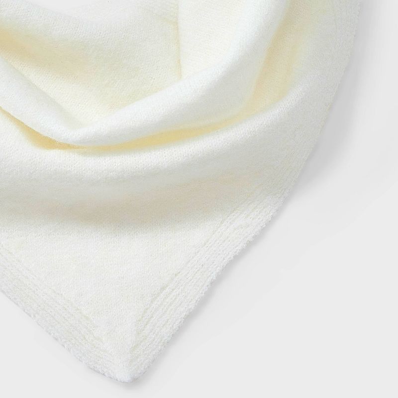 slide 3 of 3, Women's Triangle Scarf - A New Day™ Cream, 1 ct