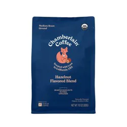 Chamberlain Coffee Organic Witty Fox Hazelnut Blend Medium Roast Ground Coffee - 10oz