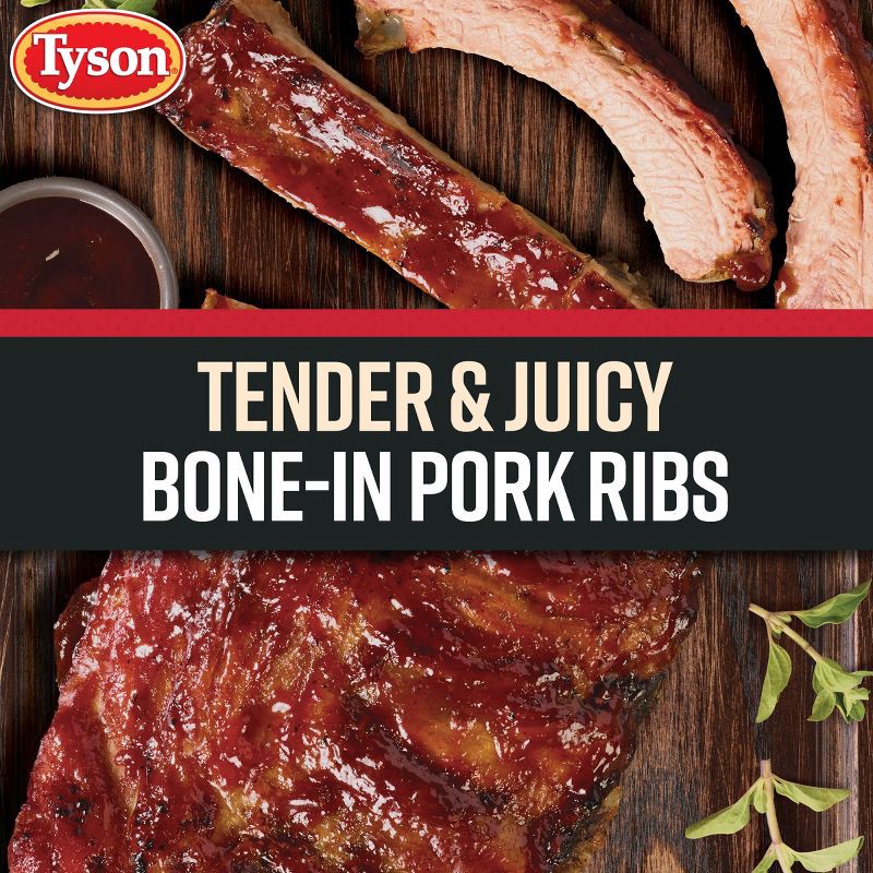 slide 3 of 8, Tyson Baby Back Pork Ribs - Price per lb, per lb
