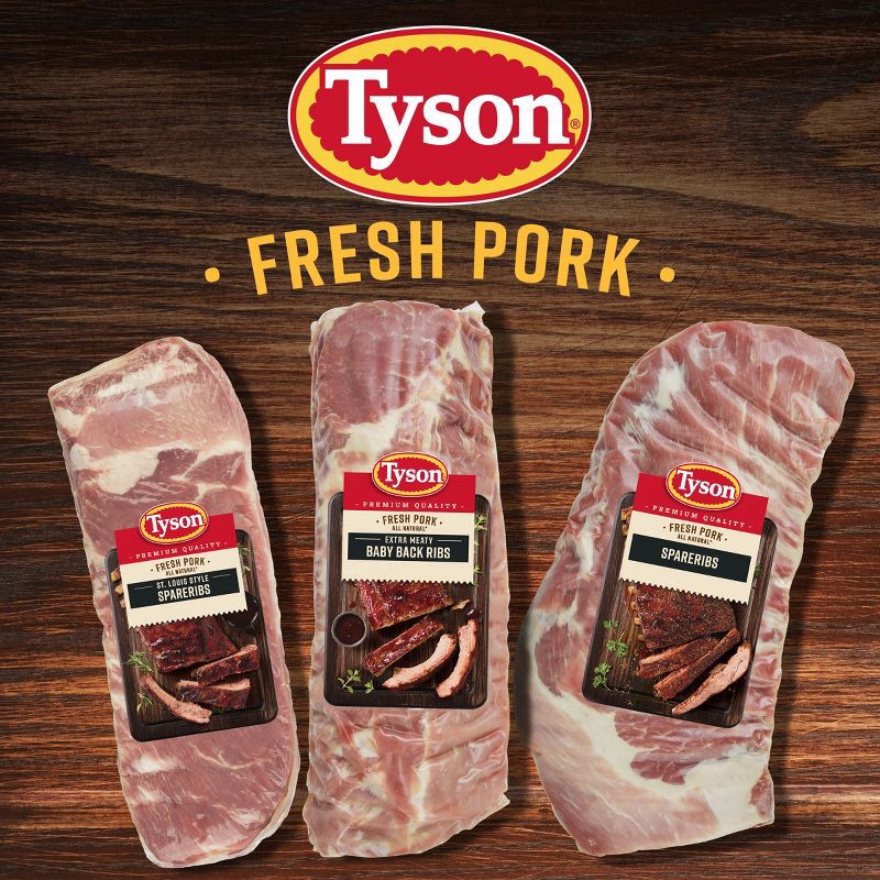 slide 8 of 8, Tyson Baby Back Pork Ribs - Price per lb, per lb