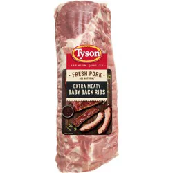Tyson Baby Back Pork Ribs - Price per lb