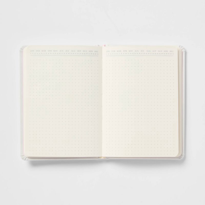 slide 3 of 4, 5"x7" Junk Journal White Suede 192 Pages Pink - Spritz™, 1 ct