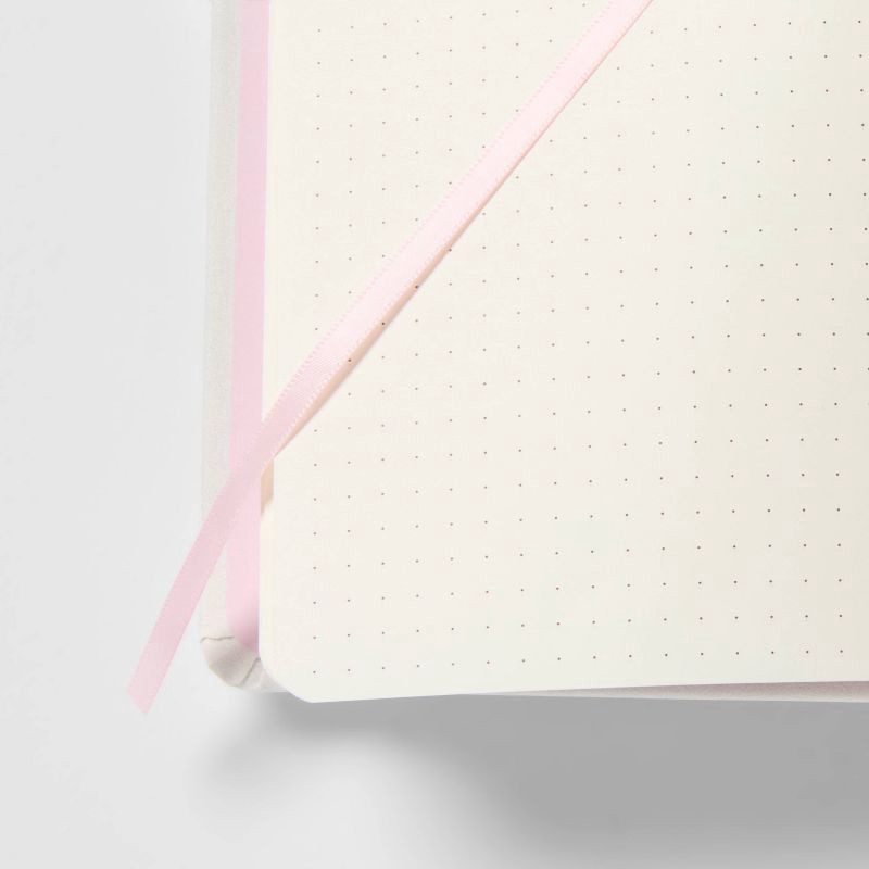 slide 4 of 4, 5"x7" Junk Journal White Suede 192 Pages Pink - Spritz™, 1 ct