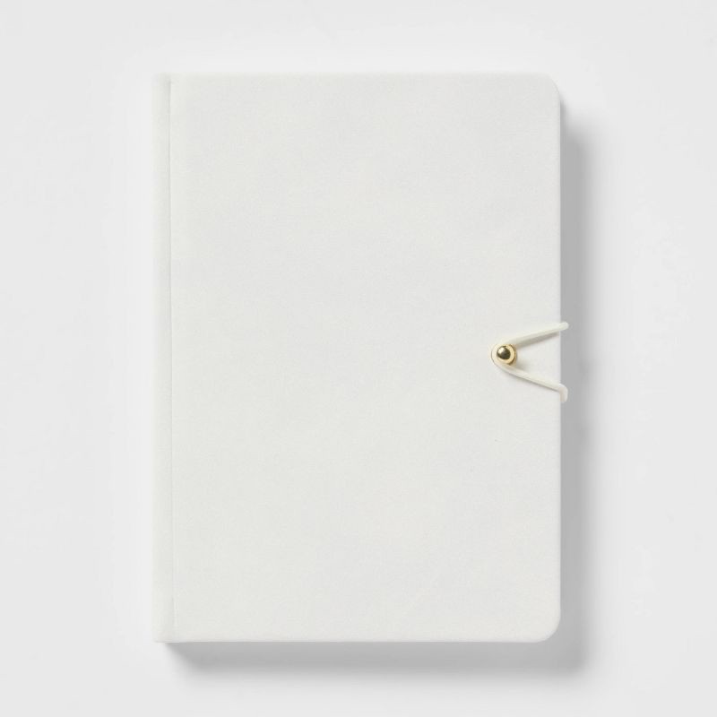 slide 1 of 4, 5"x7" Junk Journal White Suede 192 Pages Pink - Spritz™, 1 ct