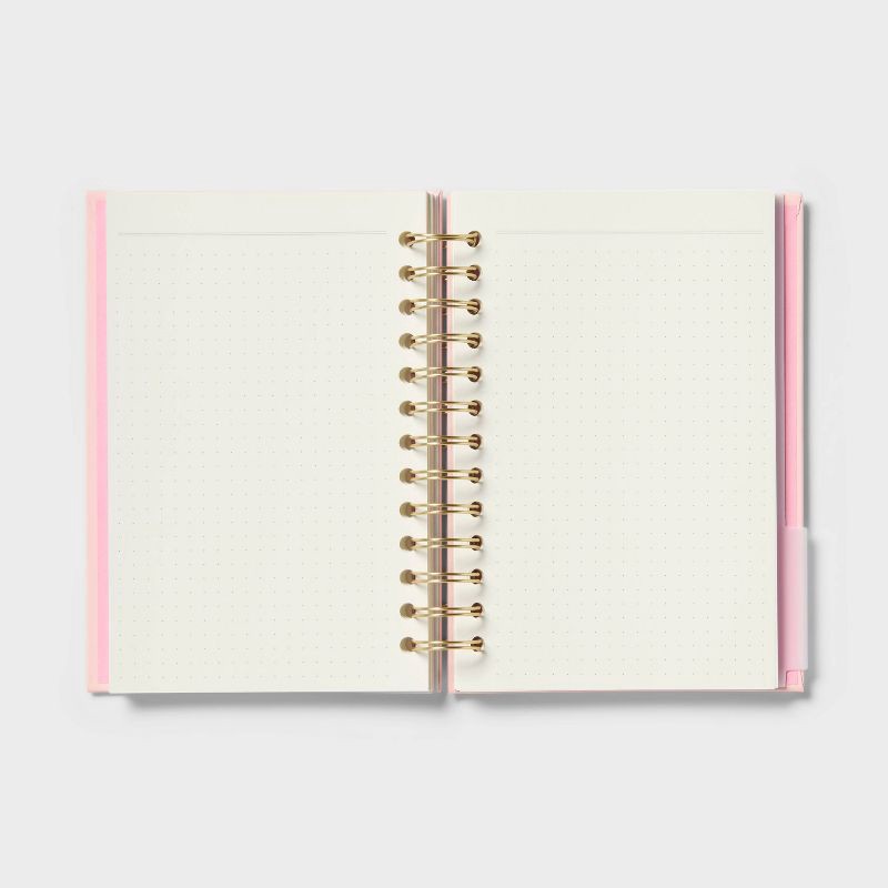 slide 3 of 4, Spiral Journal with Stickers Pink - Spritz™, 1 ct
